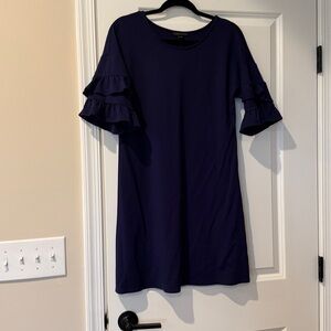 Signature Studio Navy Long Sleeve Dress